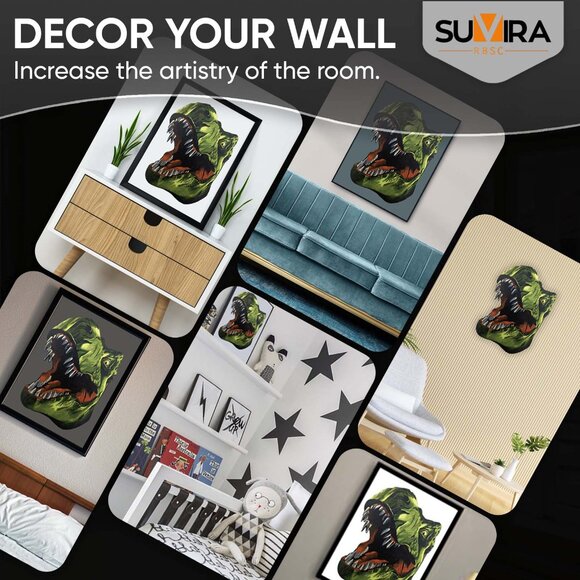 Suvira Animal Wooden Puzzle - Engaging, Educational, and Eco-Friendly T-rex Dino - Picture 7 of 8